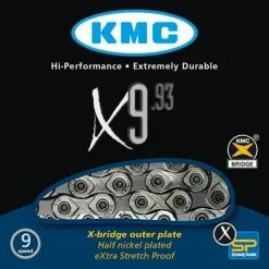 Catena KMC X9.93 116 Maglie 8 Velocità