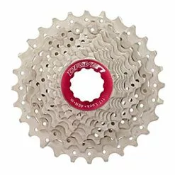 Pacco Pignoni SunRace 10V Alluminio Metallizzato Rosso.