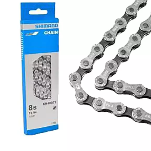 Catena Shimano CN-HG71 6-7-8V 116 Maglie Grigio 1 Catena Shimano CN-HG71 6-7-8V 116 Maglie Grigio