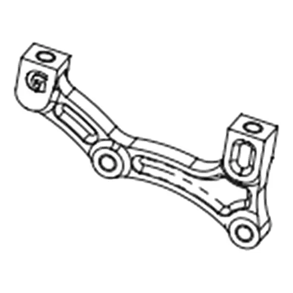 Adattatore Freno Hope 203 Mm Per Freno Posteriore Post Mount Nero 1 Adattatore Freno Hope 203 Mm Per Freno Posteriore Post Mount Nero