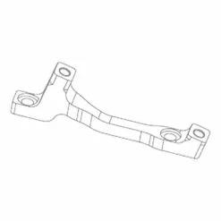 Adattatore Freno Hope 200 Y 220 Mm Per Freno Anteriore O Posteriore Post Mount Nero