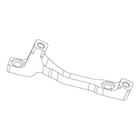 Adattatore Freno Hope 200 Y 220 Mm Per Freno Anteriore O Posteriore Post Mount Nero 1 Adattatore Freno Hope 200 Y 220 Mm Per Freno Anteriore O Posteriore Post Mount Nero