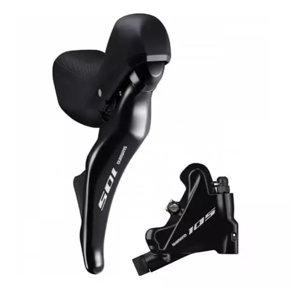 Freno A Disco Idrico Posteriore Shimano 105 R7070 2 Pistoni Mani Piccole Nero 1 Freno A Disco Idrico Posteriore Shimano 105 R7070 2 Pistoni Mani Piccole Nero