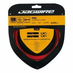 Tubo Freno Idraulico Jagwire Quick-Fit Rosso