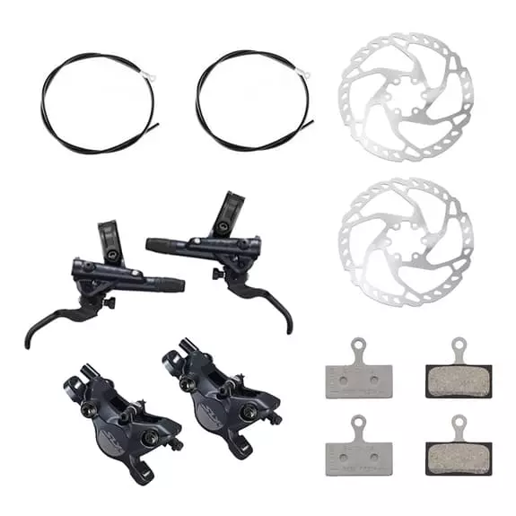 Kit Freni A Disco Idrici Shimano SLX M7100 + Disco 6 Viti 1 Kit Freni A Disco Idrici Shimano SLX M7100 + Disco 6 Viti