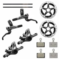 Kit Freni A Disco Idrico Shimano XTR M9100 + Disco Center Lock