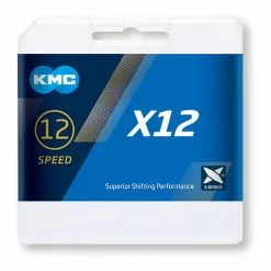 Catena KMC X-12 12V 126 Maglie Oro Nero