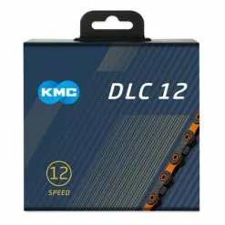 Catena KMC DLC12 12V 126 Maglie Nero Arancione