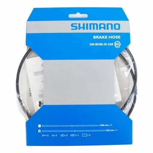 Cavo Per Freno Shimano Dura-Ace BH90 1,7m Nero -Negozio al dettaglio Copertoni Ciclismo smbh90jkssl170