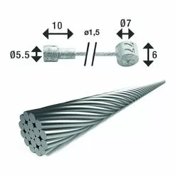 Cavo Per Freno XLC BR-X86 1.5 - 3000 Mm